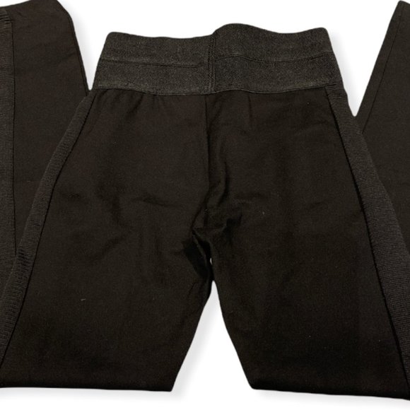 COPY - ZARA BASIC COLLECTION Leggings Black Sz M Nice Detail High Waist - Picture 5 of 12
